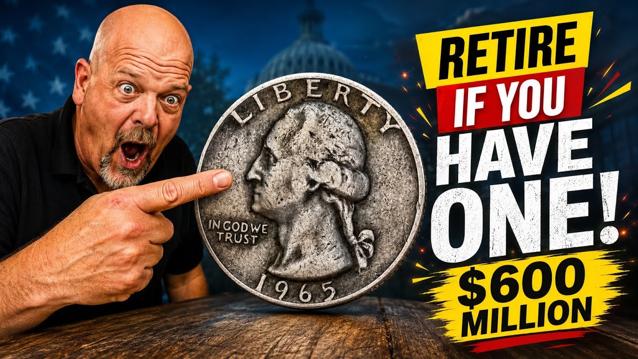 Do You Have These Rare USA Washington Quarter Dollar Coins? 1965, 1966 & 1970-D Worth Big Money!