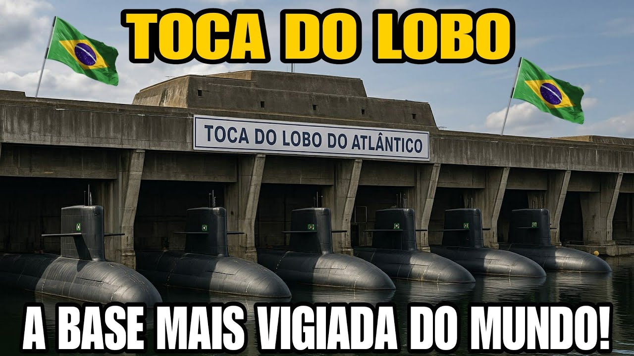 TOCA DO LOBO DO ATL&Acirc;NTICO! A BASE NAVAL DO BRASIL MAIS VIGIADA