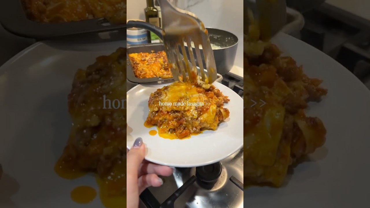 Make Lasagna With Me 