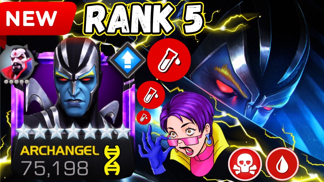🪽7 Star Rank 5 Archangel is INSANE!! Doing UNREAL Fights... SERPENT/ONSLAUGHT/NICO/RUBY? - MCOC