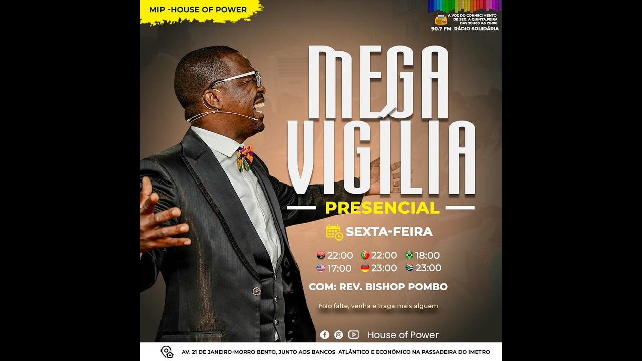 VIGÍLIA PRESENCIAL // COM: PR BURICA AFONSO