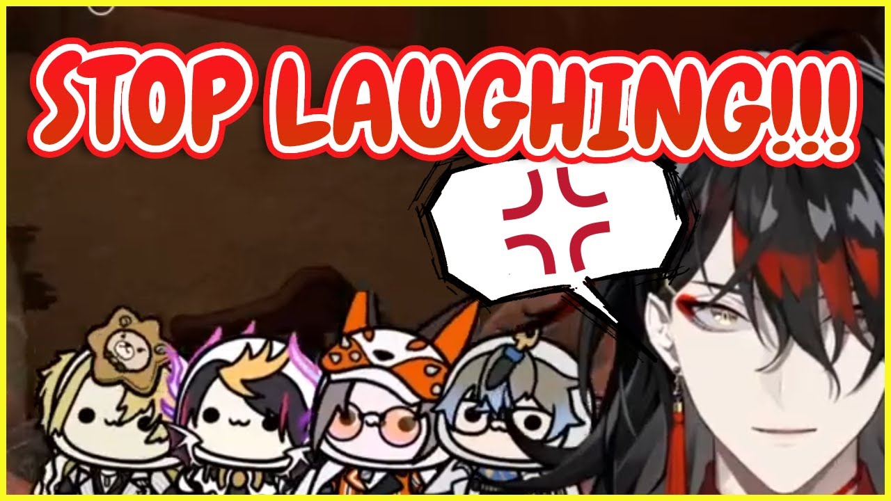 Angry Demon MALDING at laughing Luxiem Bois!【NIJISANJI EN   Vox Akuma】