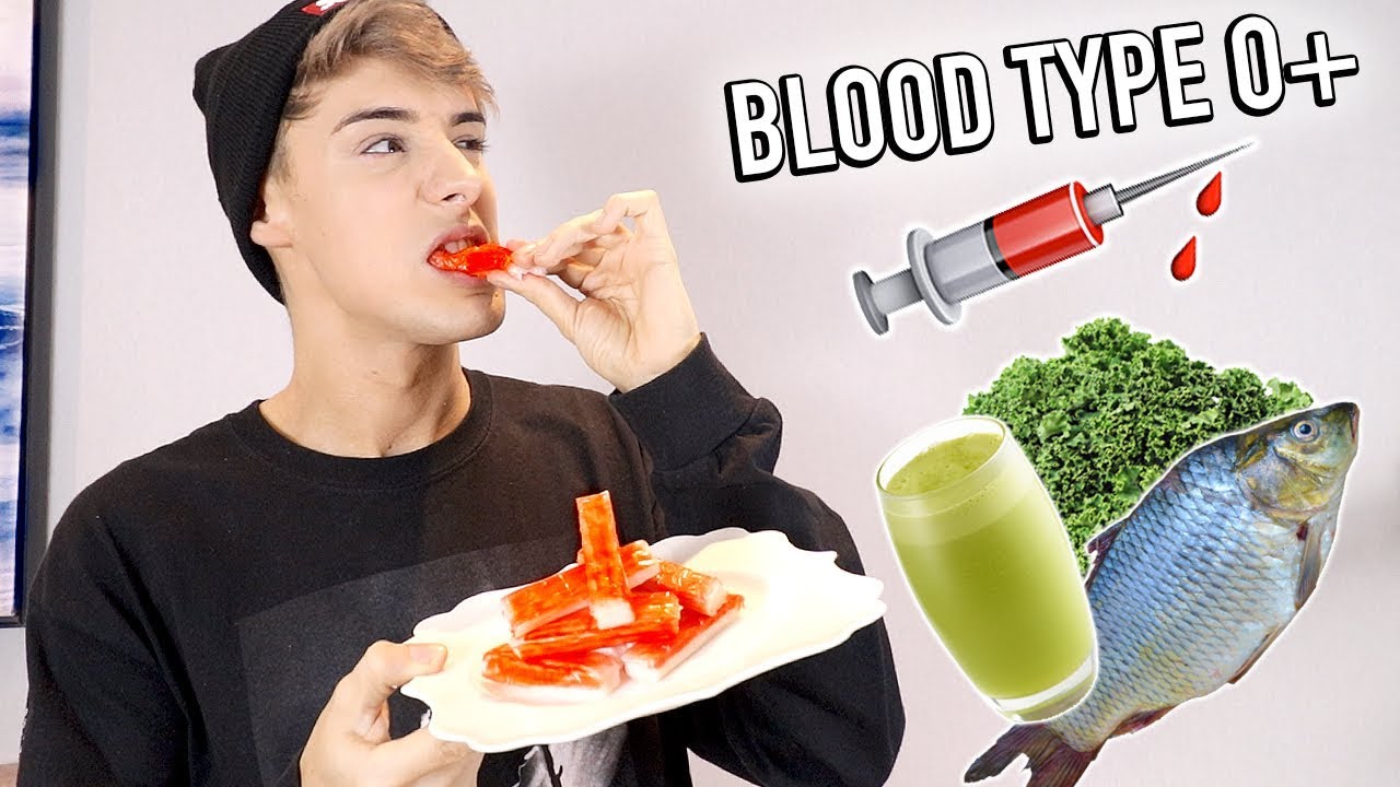 i let my BLOOD TYPE pick my foods for 3 days
