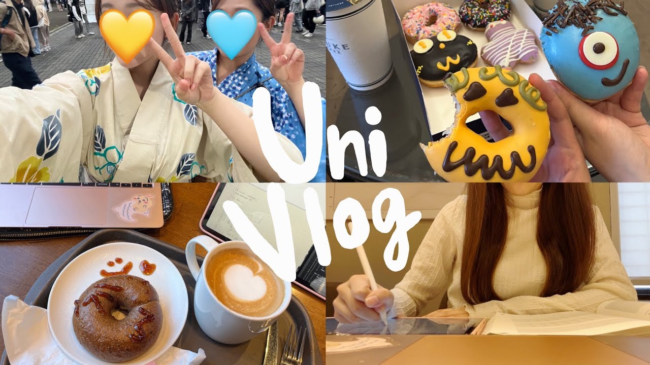 A week in university 🎃🇹🇼超多忙な台湾大学留学生のリアルな1週間vlog ‼︎ 🗂️🍃