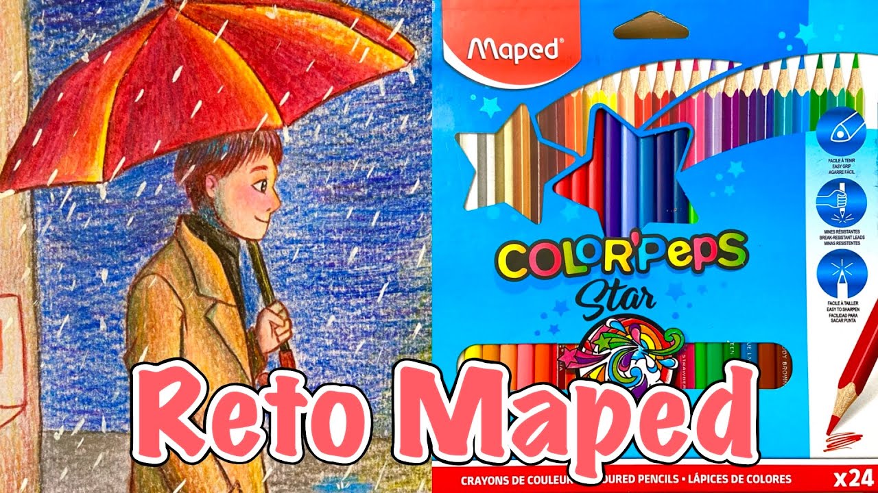 Pintando con LÁPICES DE COLORES ESCOLARES | MAPED | Probando materiales MUY BARATOS | Laura Cosas