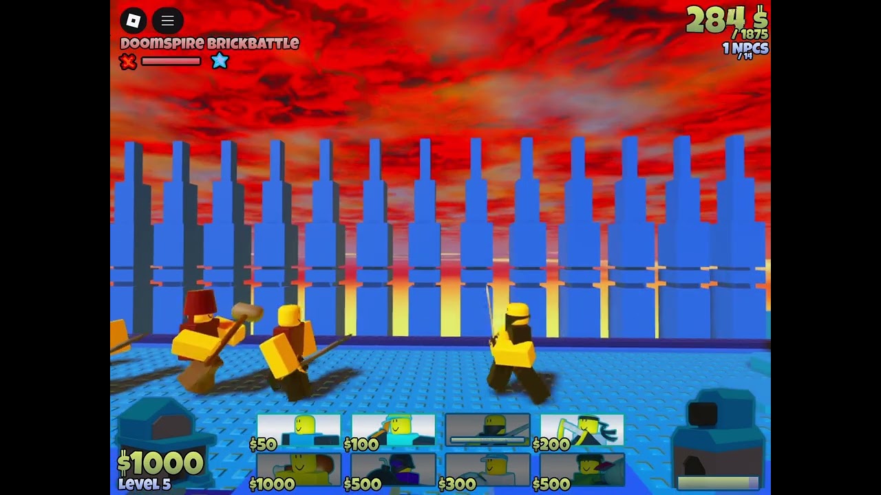Chapter 1 level 30 (battle bricks) my attempt