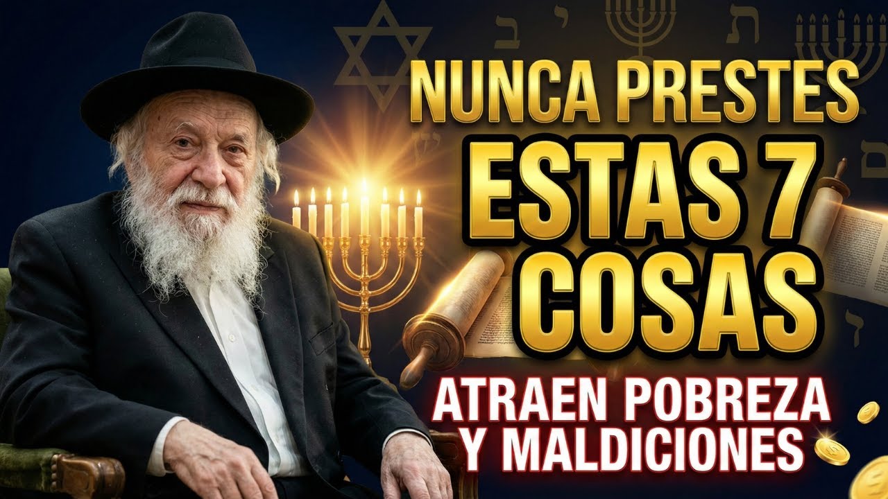 RABINO MILLONARIO: NUNCA PRESTES Estas 7 Cosas A NADIE — Atraen POBREZA Y MALDICIONES | CÁBALA Judía