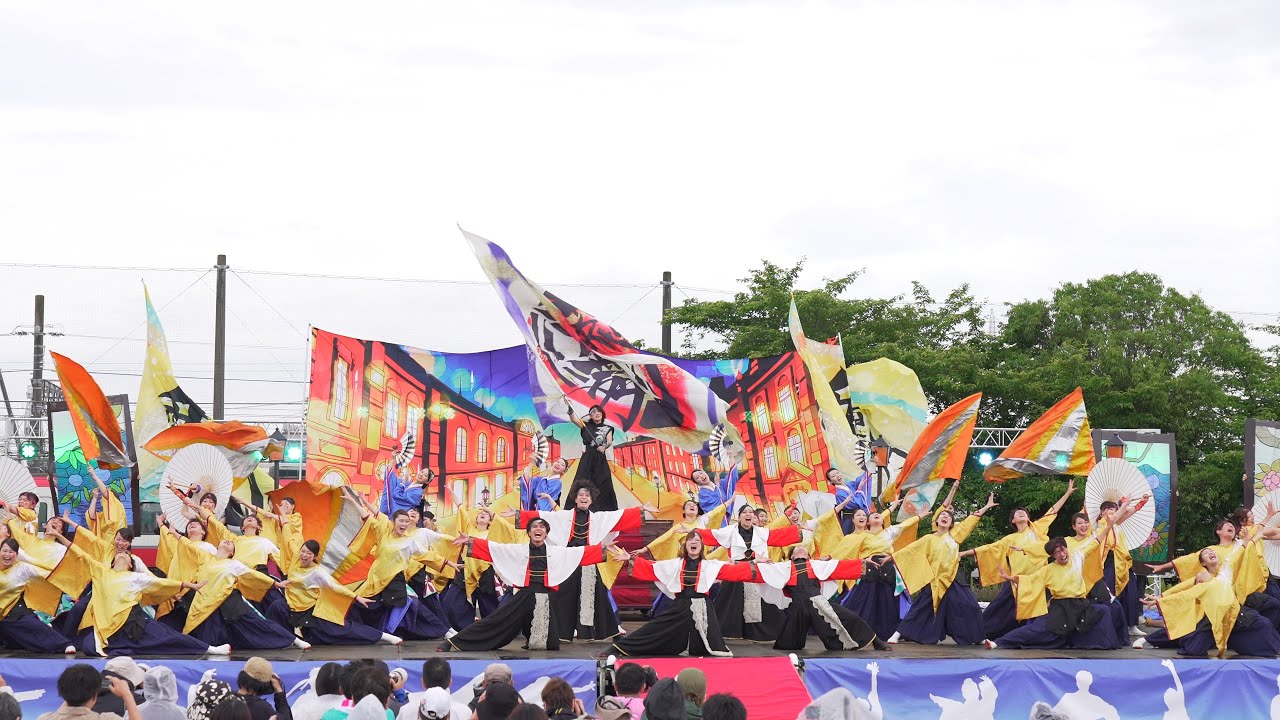 [4K] 名古屋大学“快踊乱舞” 2025年度演舞『永煌（えいかん）』初披露　犬山踊芸祭 2025 土曜日