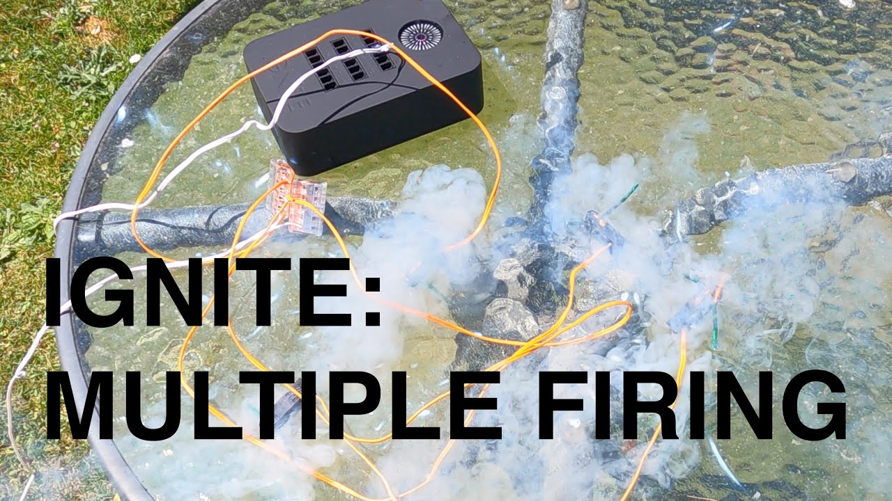 IGNITE Fireworks Firing System - Firing multiple igniters per cue at the same time