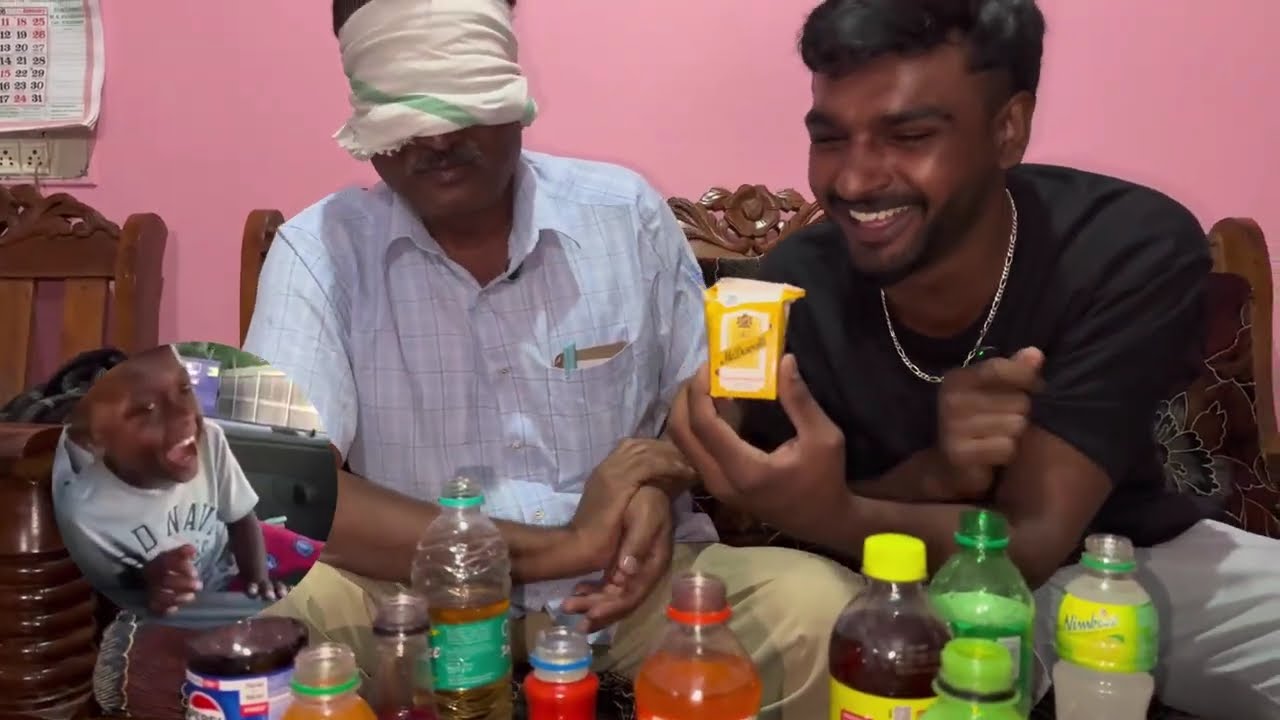 ಎಣ್ಣೆ Drink Prank🍻|Challenge on family