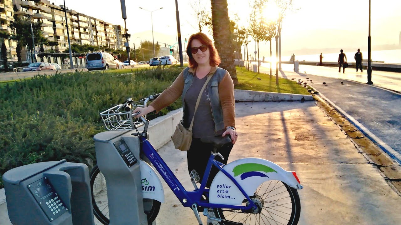 İZMİR SAHİL BOYU BİSİKLET GEZİNTİSİ | IZMIR COAST BIKE TOUR | İZMİR'DE GEZİLECEK YERLER