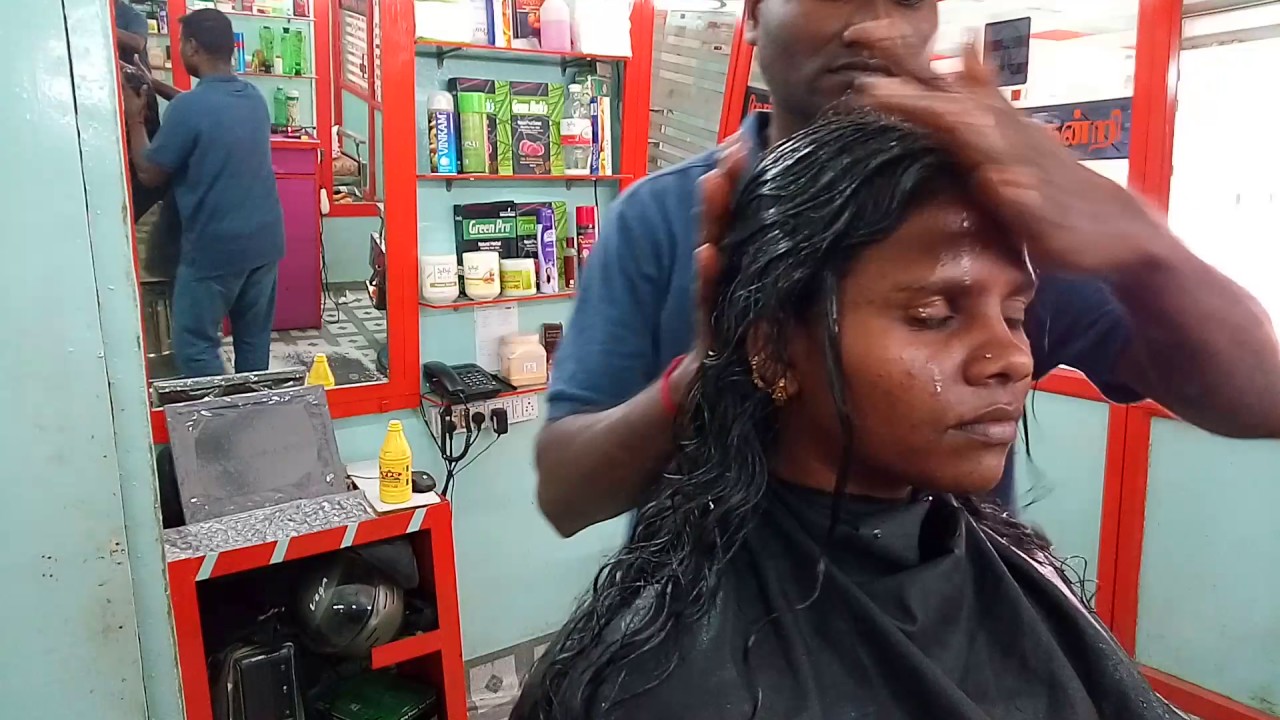 The Great Indian Head Woman  [Oil]  Massage /ASMR Relaxing.
