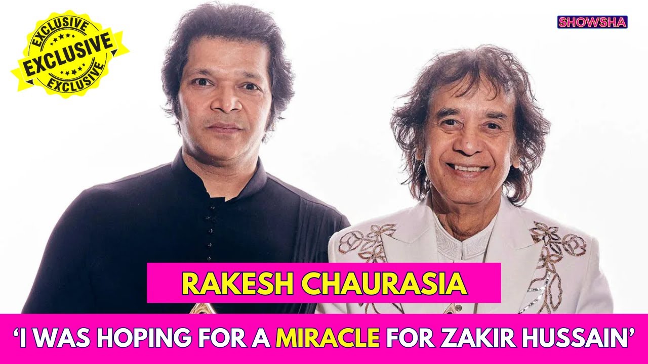 Flautist Rakesh Chaurasia Calls Zakir Hussain The 'God Of Music', Fondly Remembers Their Bond I N18V