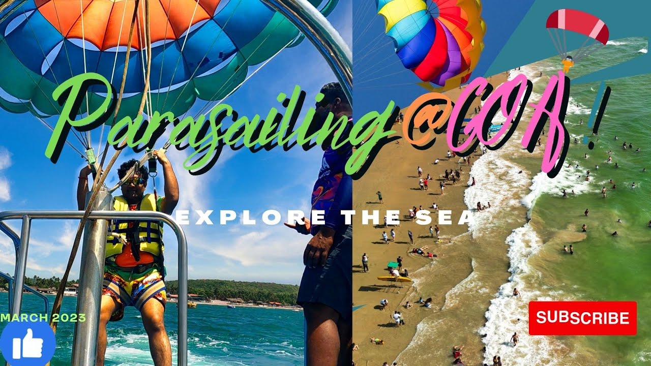 Parasailing at Goa 4K HDR