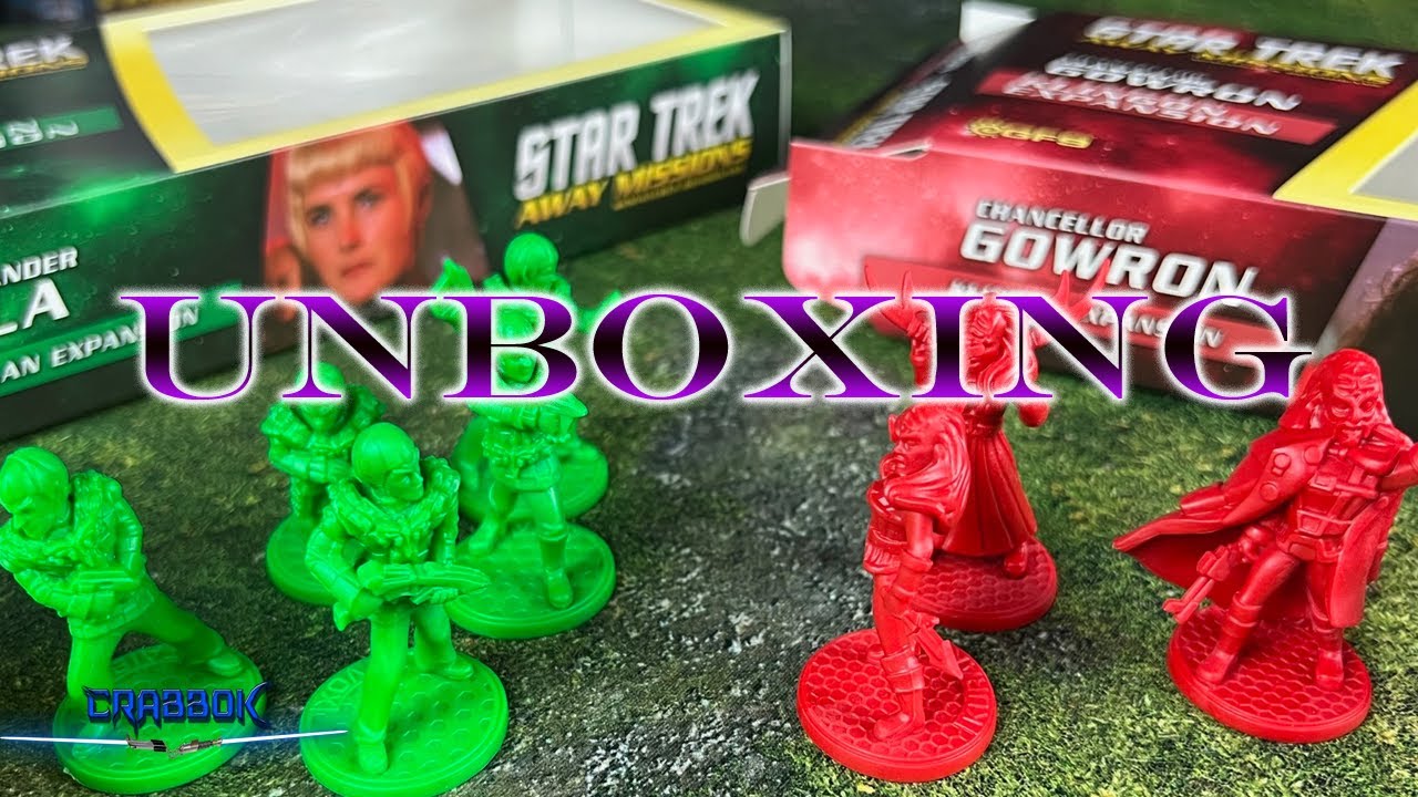 Star Trek Away Missions - Romulans & Klingons! Gowron and Sela Expansions Unboxing!