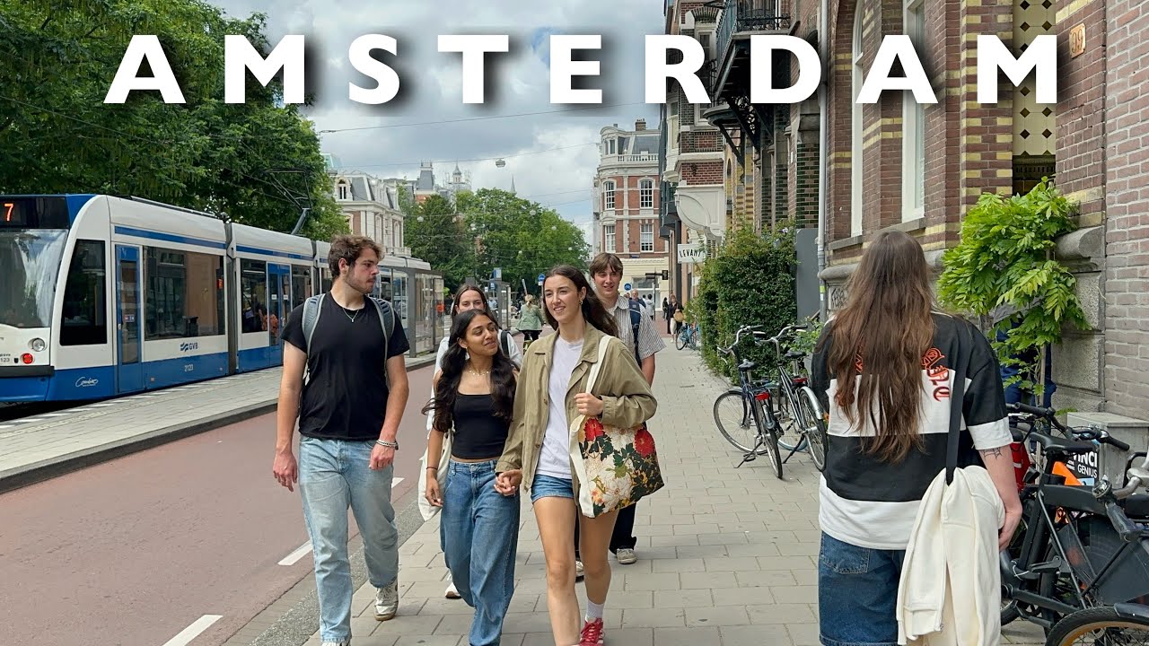 Amsterdam Summer Walk | Weesperplein, Amstel River, Leidseplein & MORE | July 2024 ☀️🇳🇱
