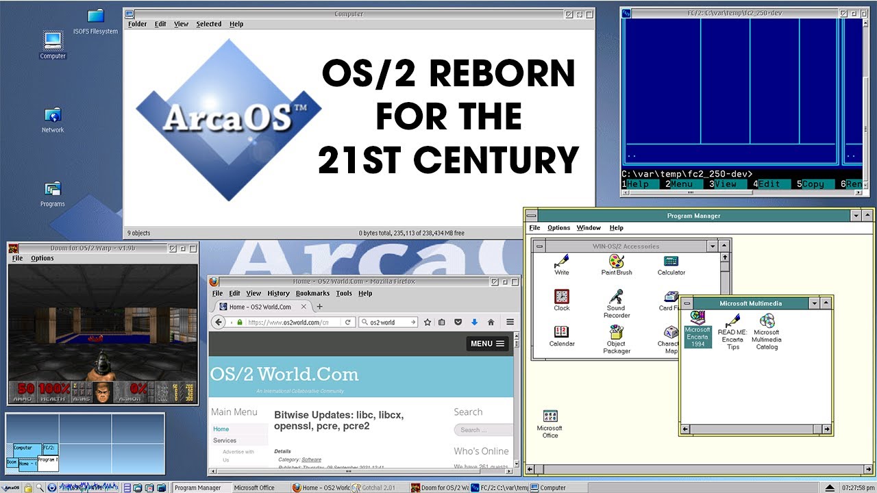 ArcaOS: Using Modern OS/2  - Install and Review