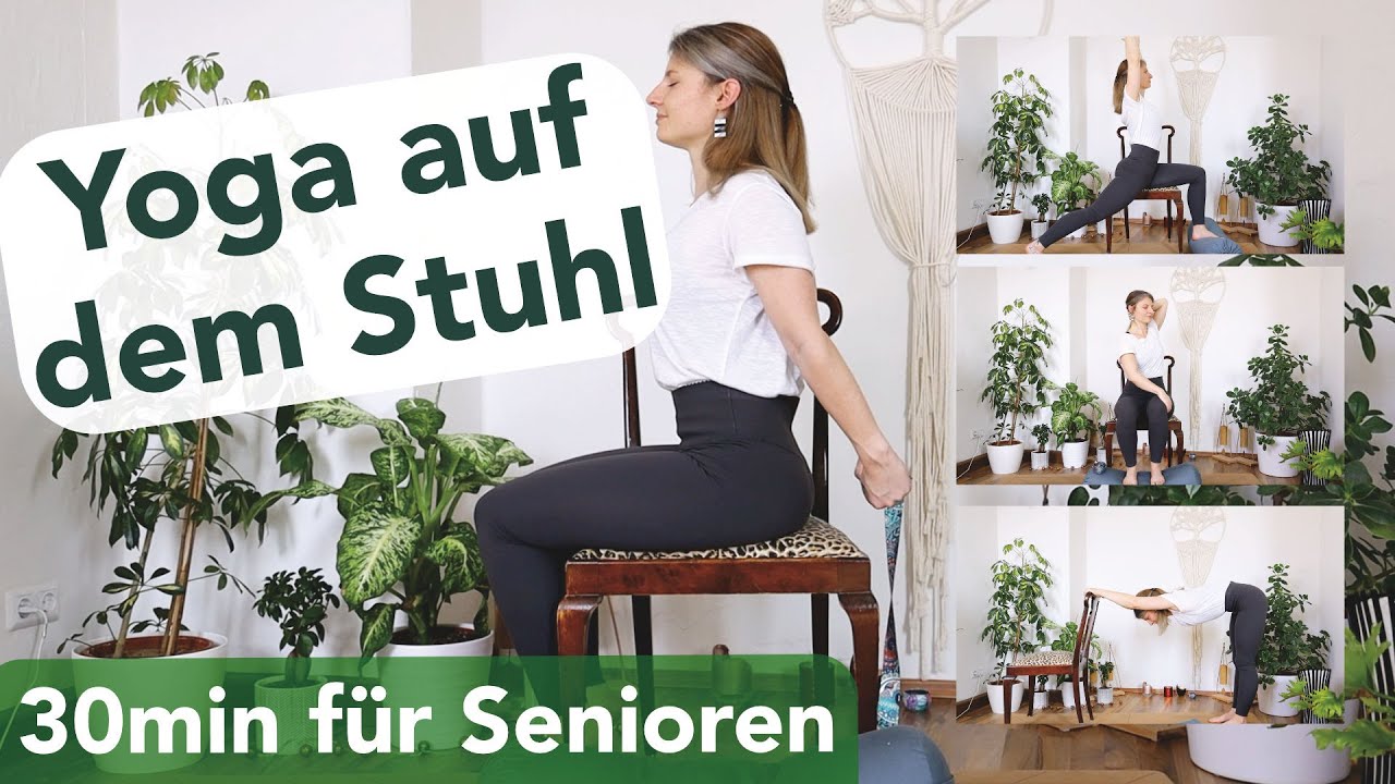 Yoga auf dem Stuhl | für eine bessere Haltung und Atmung | für Senioren geeignet