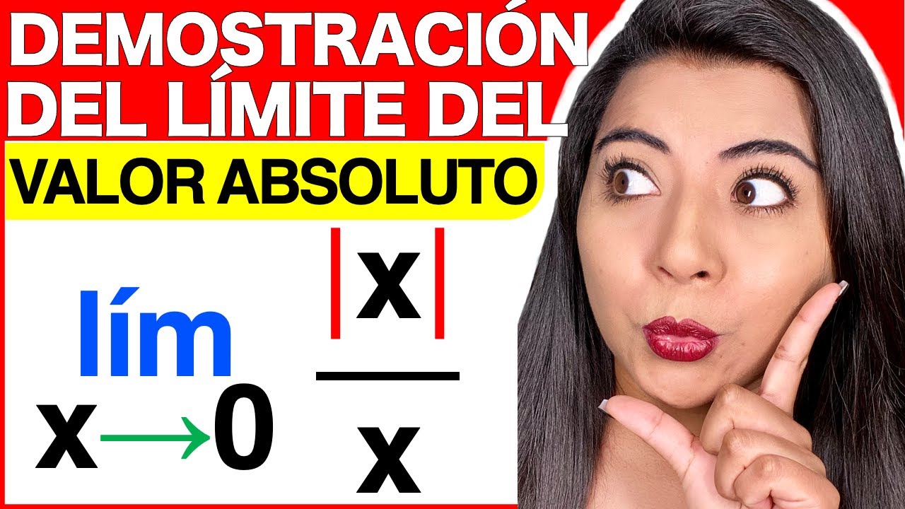 EJEMPLO ENCONTRAR LOS LÍMITES LATERALES DE UNA FUNCIÓN - #5 LÍMITE DEL (VALOR ABSOLUTO DE X )/X