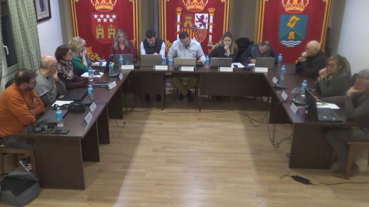 Pleno ordinario, 11 de diciembre de 2025, a las 19.00 horas. Ayuntamiento de Pedrezuela.