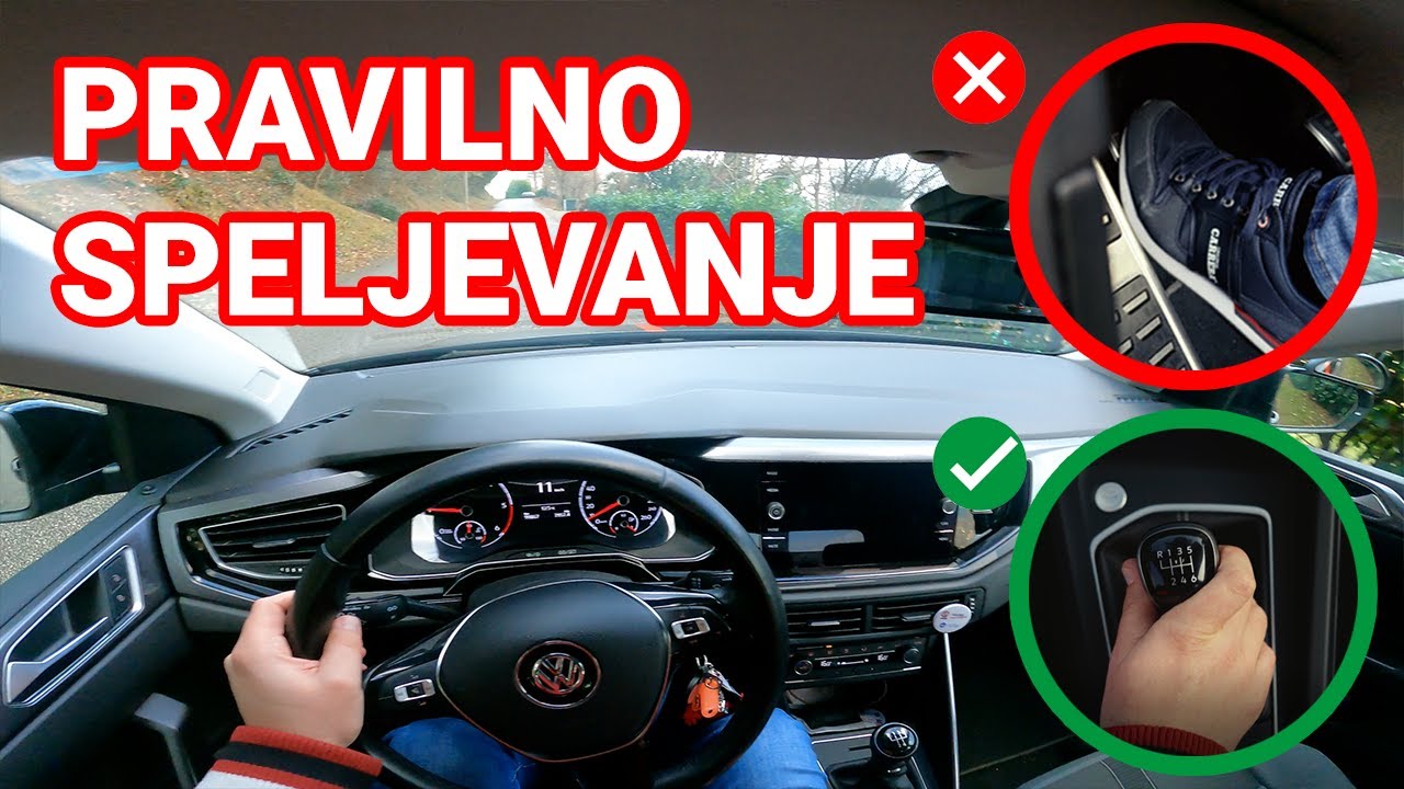 Pravilno speljevanje in zaustavitev vozila (tudi v klanec) - &Scaron;ola vožnje POB