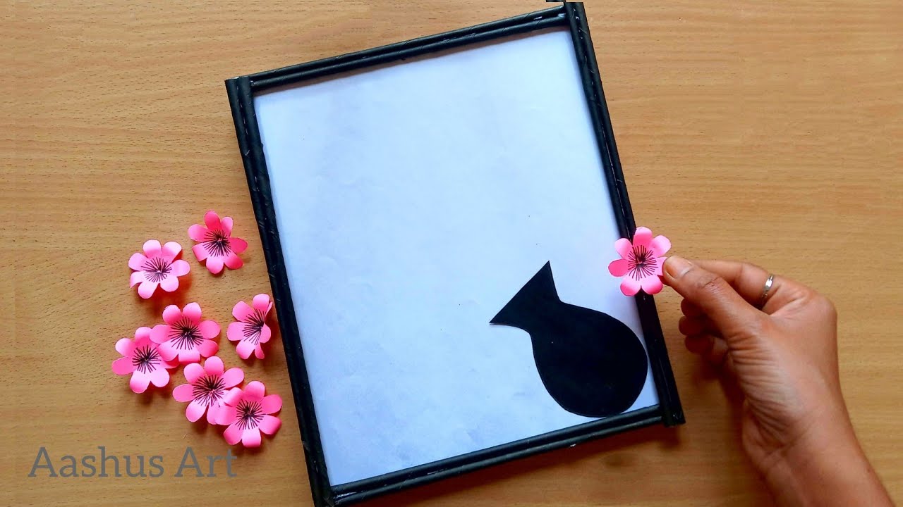 Paper Craft For Home Decoration | Wall Hanging Ideas | Paper Flower Wall Hanging | Paper Craft.
