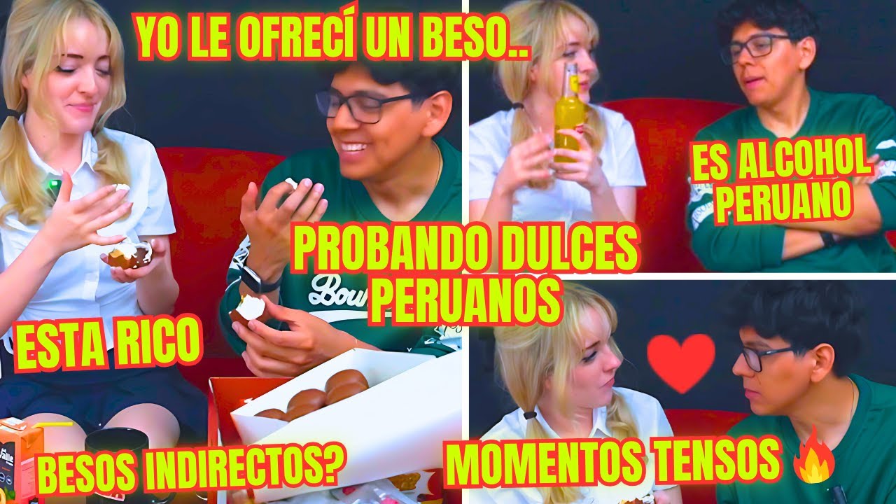 [SUB] SYLVEEY PROBANDO DULCES PERUANOS CON DAARICK💕✨| COMPLETO🔥