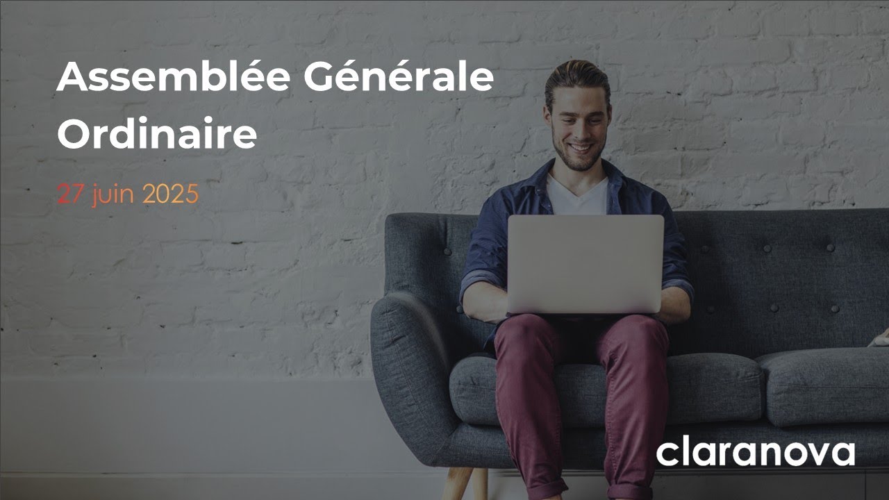Claranova : Assemblée Générale Ordinaire du 27 juin 2025 - Revoir la Retransmission