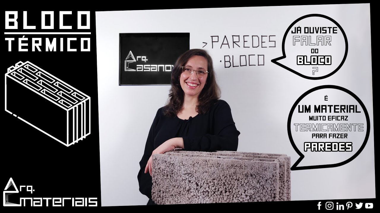 BLOCO TÉRMICO: Um material para PAREDES EXTERIORES muito eficiente termicamente. Descobre-o aqui!