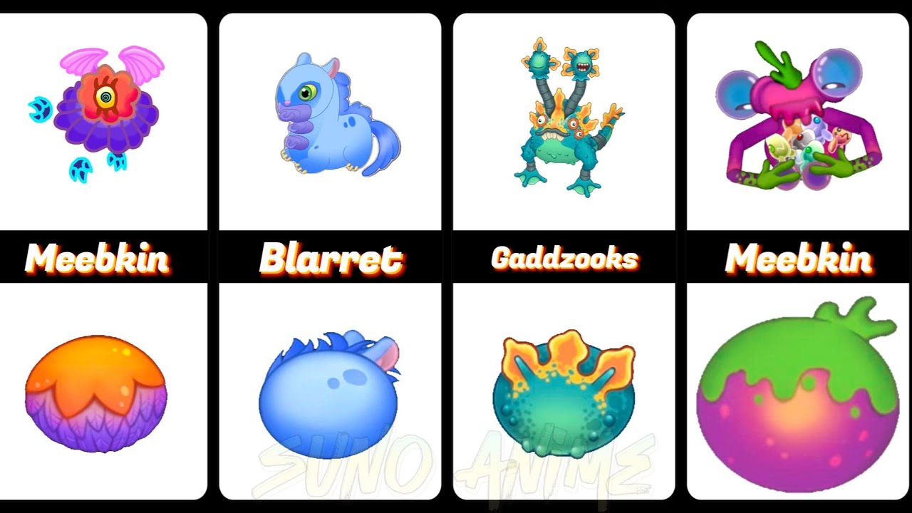 All Monsters Egg Vs Dawn of Fire  ~ My Singing Monsters