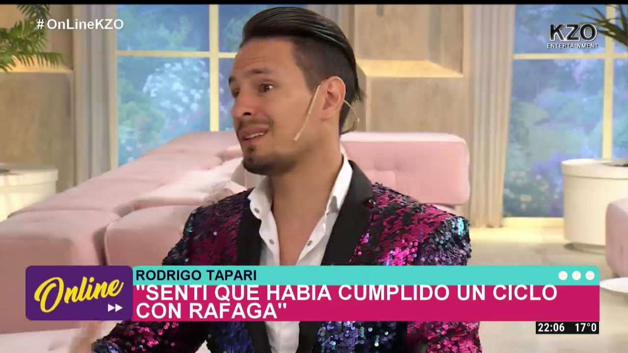Rodrigo Tapari cuenta por qué dejó el grupo Ráfaga