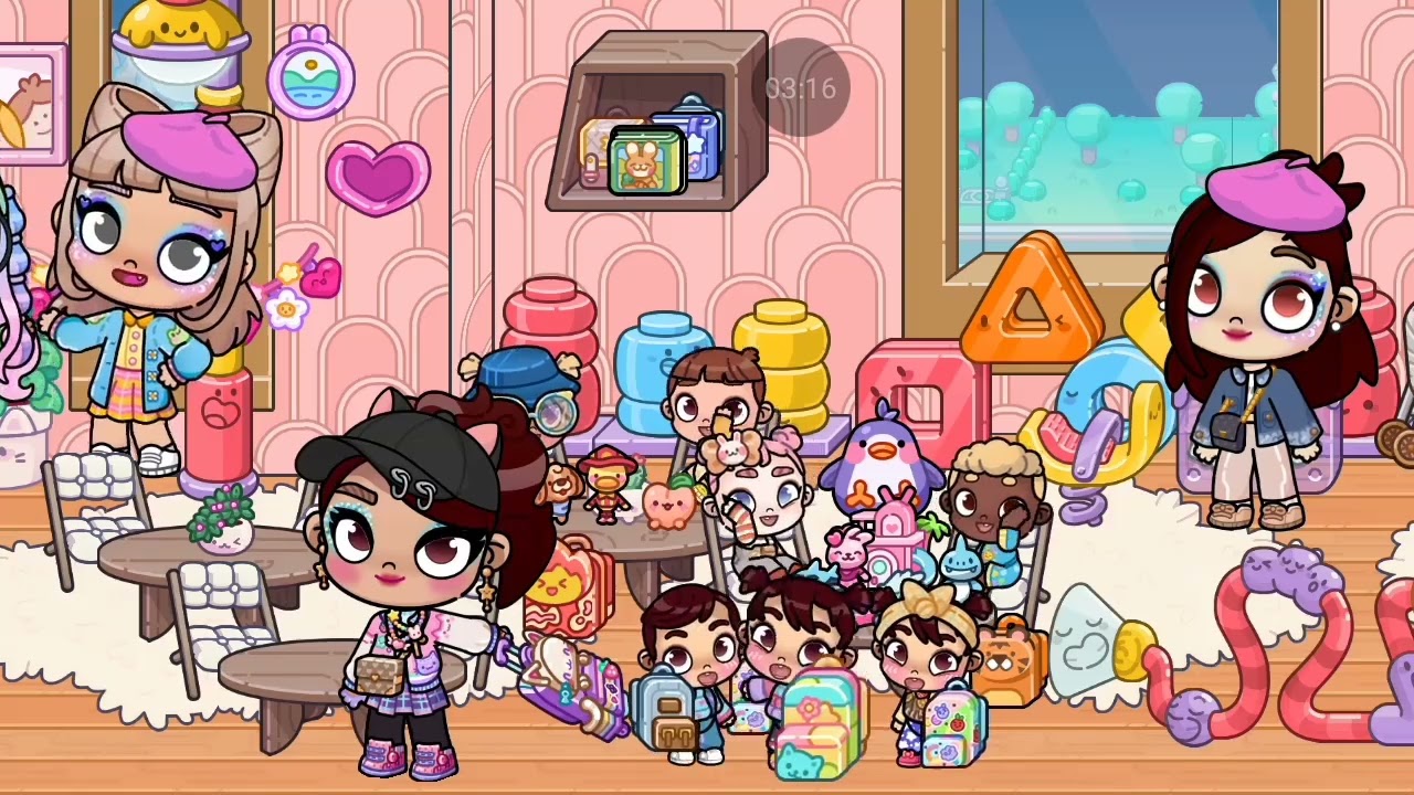 EL PRIMER DIA DEL JARDIN DE LUNA Y JUNIOR EN AVATAR WORLD