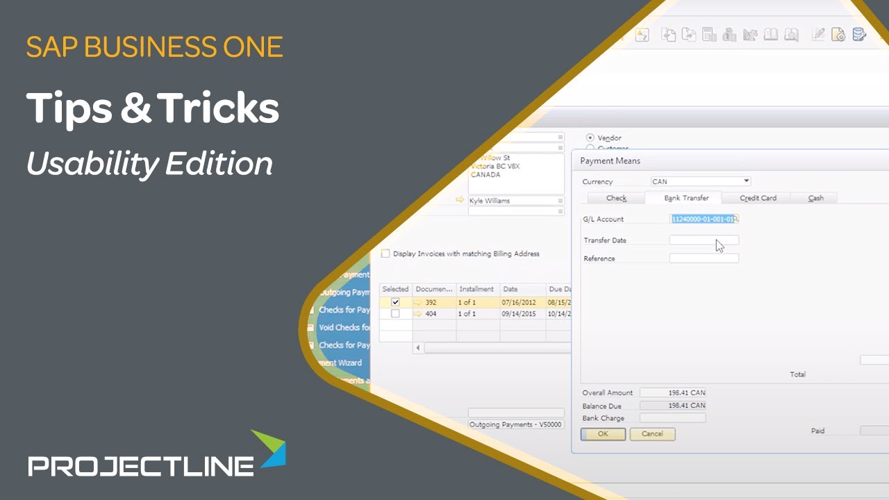 SAP Business One Tips & Tricks | Usability Edition