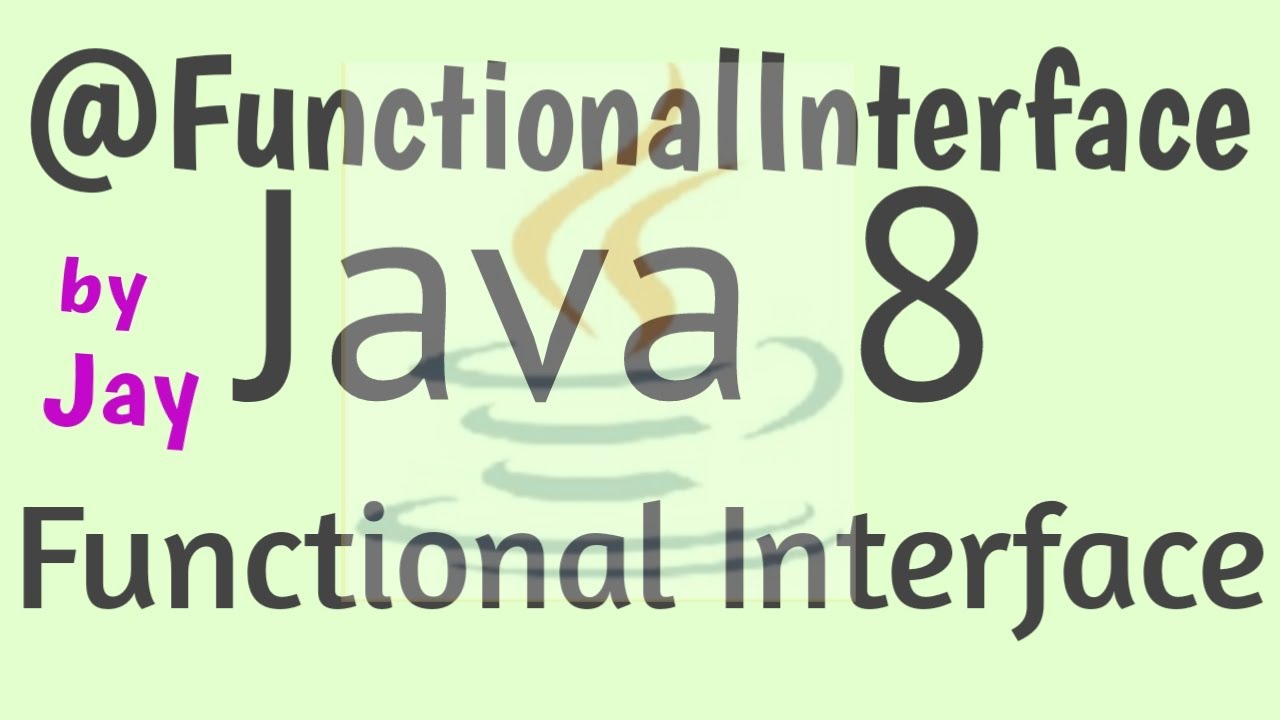Functional Interface in java 8 | java by ponnam jay | java 8 new features | jay practical examples |