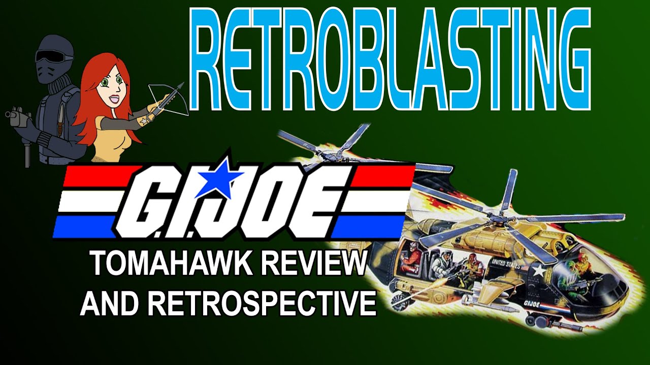 G.I. Joe Tomahawk Helicopter Vintage Toy Review ARAH Hasbro