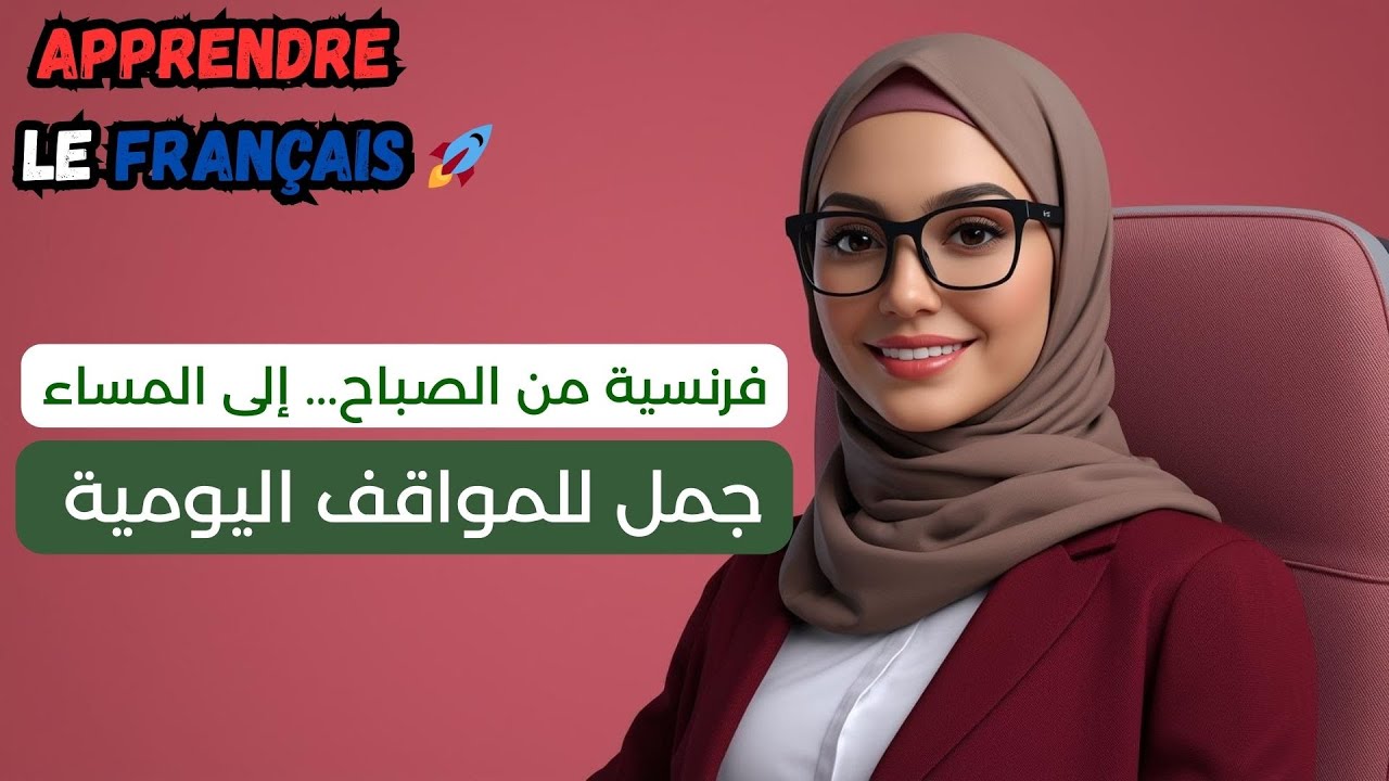 تعلّم الفرنسية: من الصباح إلى المساء... الفرنسية اليومية في البيت!