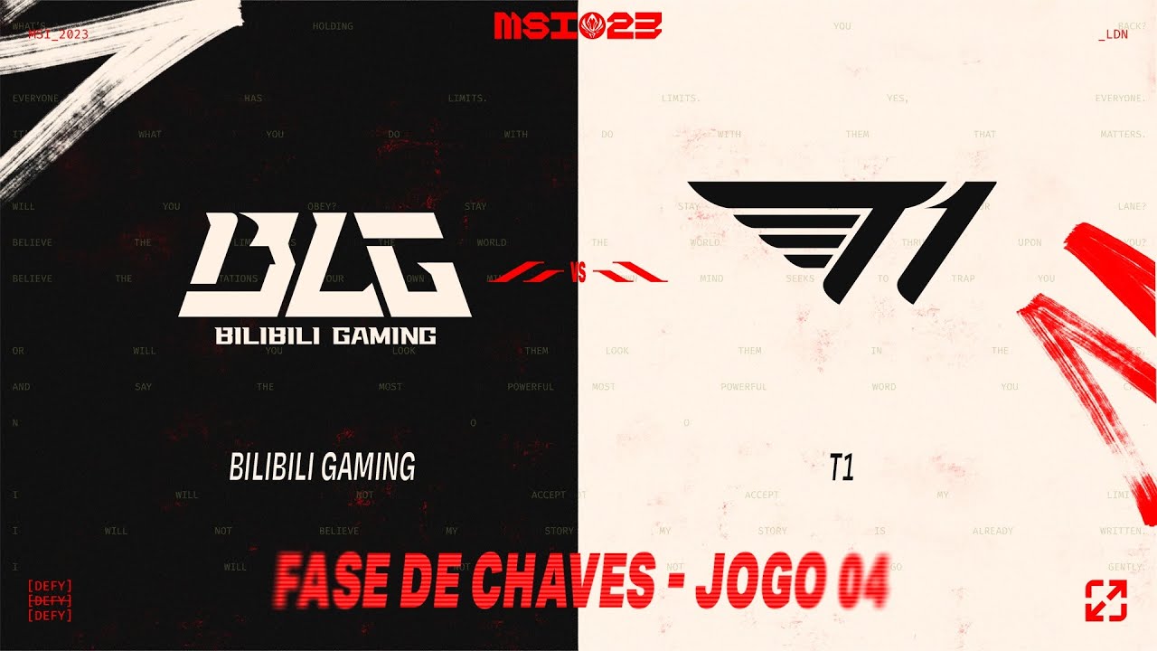 MSI 2023: Final da Chave Inferior | T1 x Bilibili Gaming (Jogo 4)