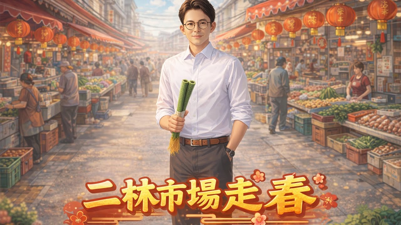初四，馬年發大財，國昌老師二林市場走春
