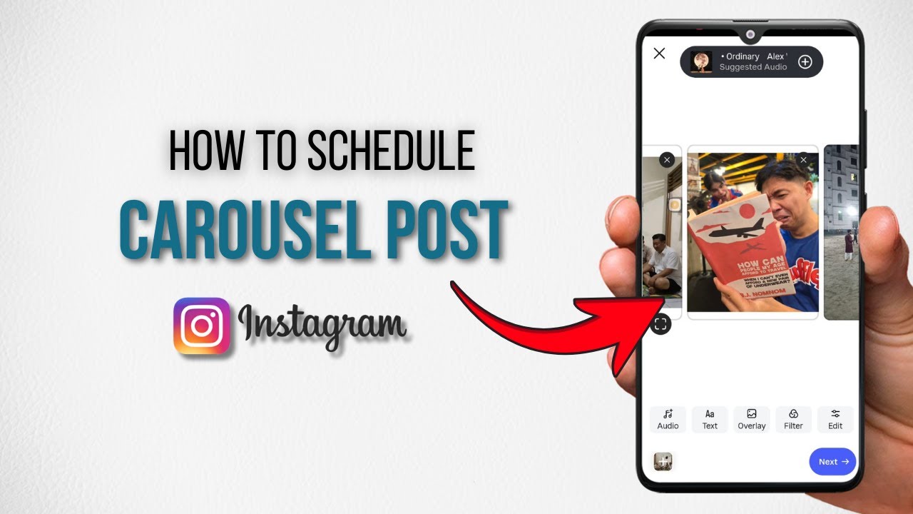 Как запланировать публикацию кольцевой галереи в Instagram?