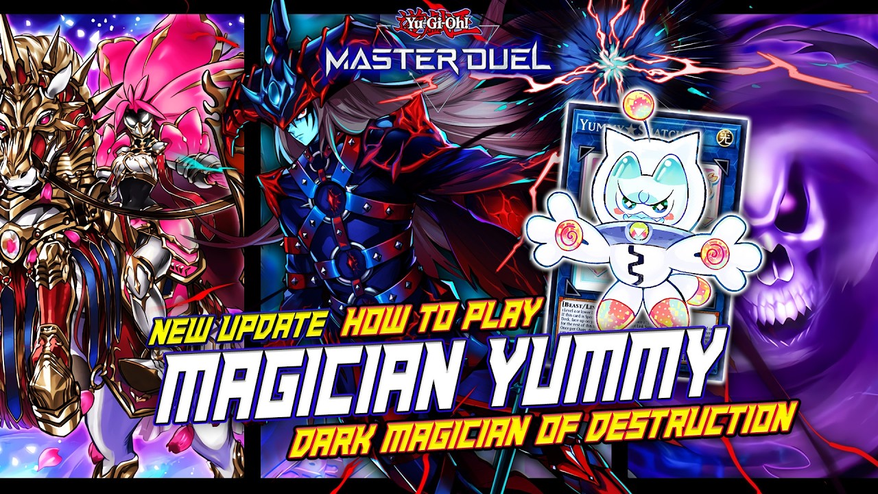 MASTER DUEL - HOW TO PLAY! DARK MAGICIAN ft.YUMMY DECK COMBO WITH DARK MAGICIAN OF DESTRUCTION