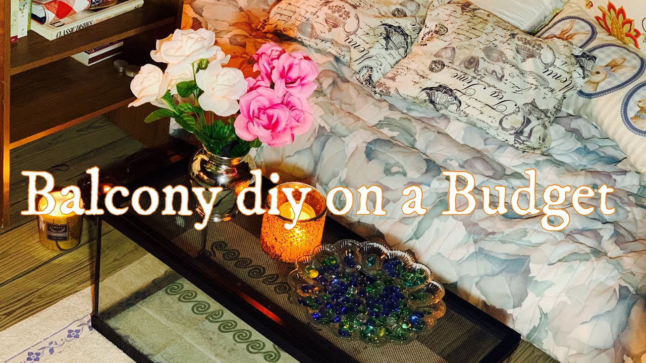 Balcony diy decor on a budget