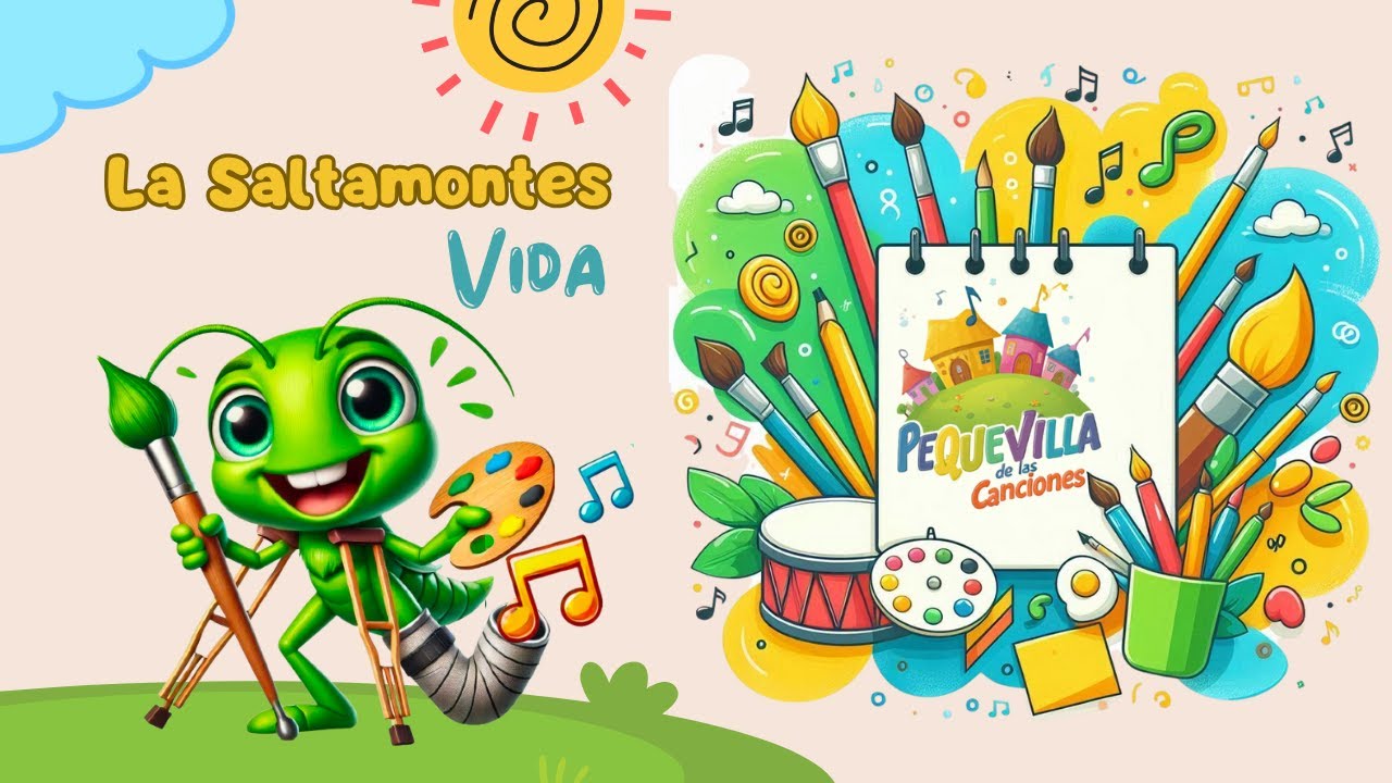 🌟 La Saltamontes Vida - Canción de superación para niños | Canciones Infantiles 🌟