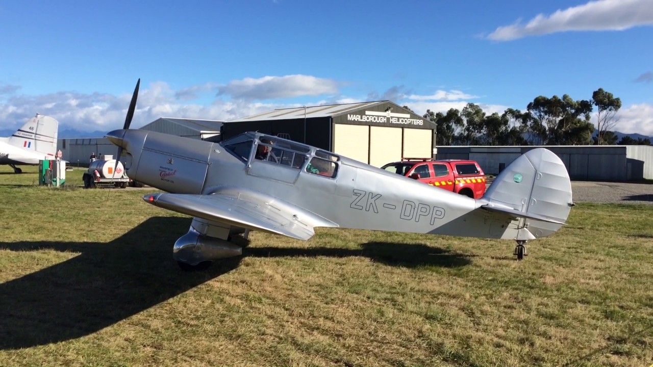 Percival Proctor/Vega Gull start and taxi