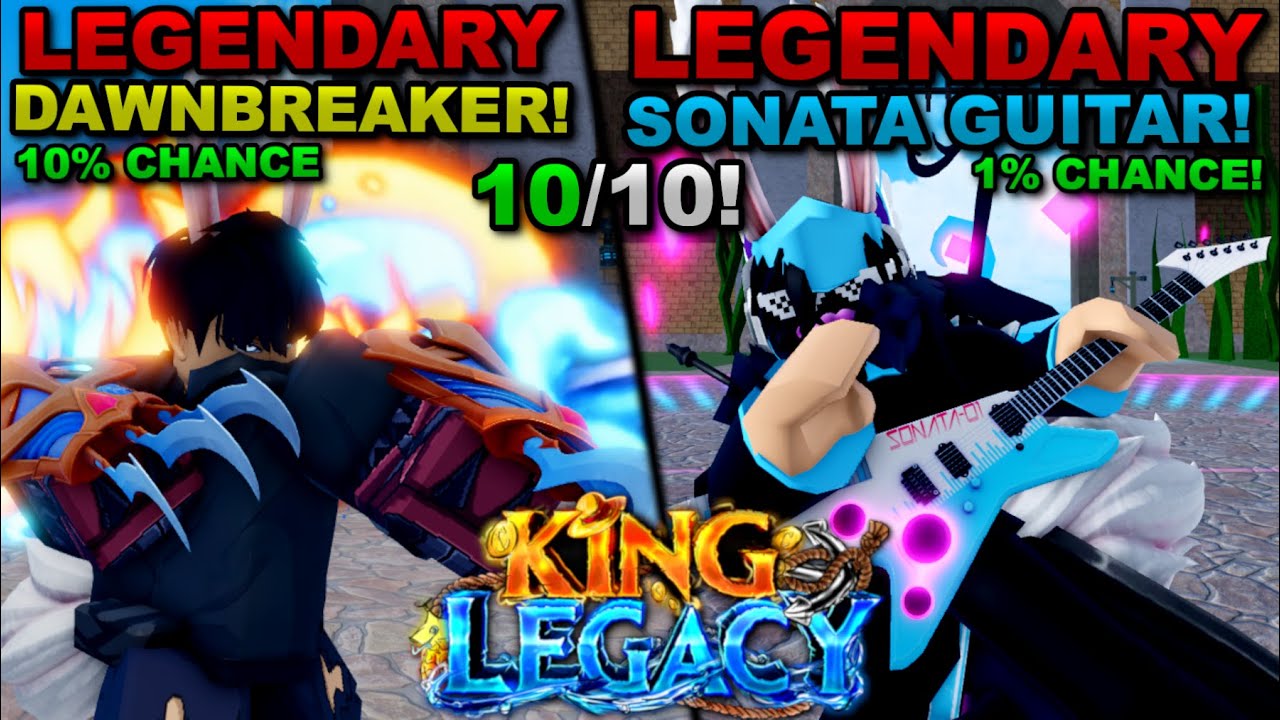 Получение ВСЕХ видов оружия в обновлении 8 в Roblox King Legacy... Вот что произошло!
