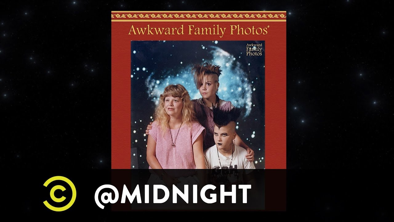 Jim Gaffigan, Nikki Glaser, Todd Glass - Awkward Family Photos - @midnight w/ Chris Hardwick