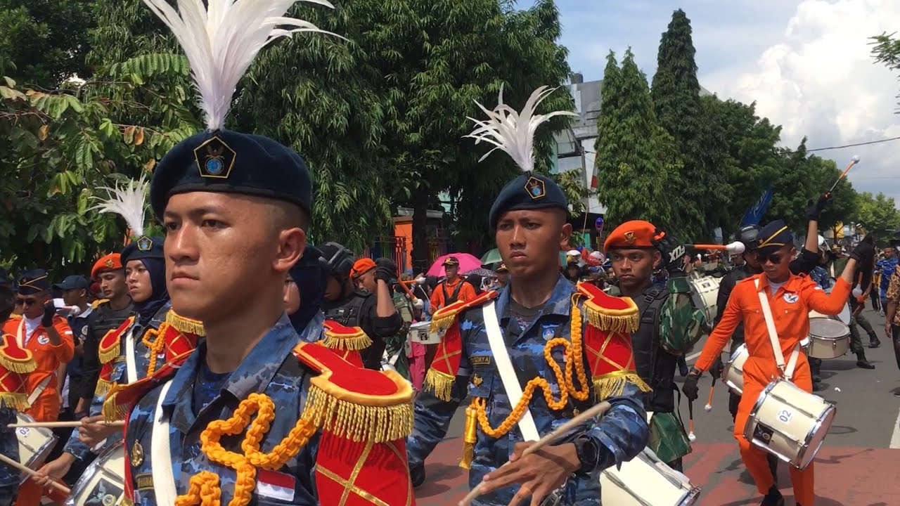 Marching Band SMAN 3 Taruna Angkasa Madiun Jawa Timur || HUT Kota Madiun Ke-104