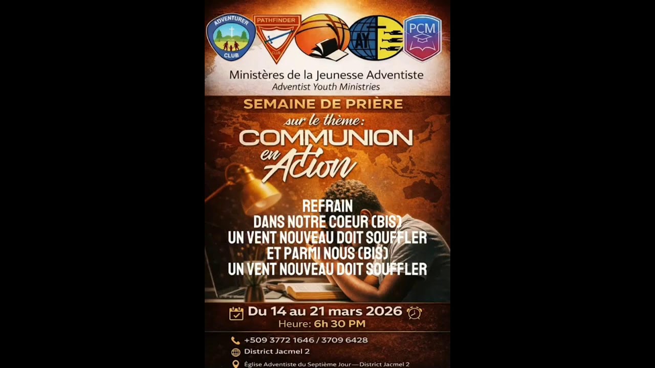 Semaine de prière de la Jeunesse. Communion en action