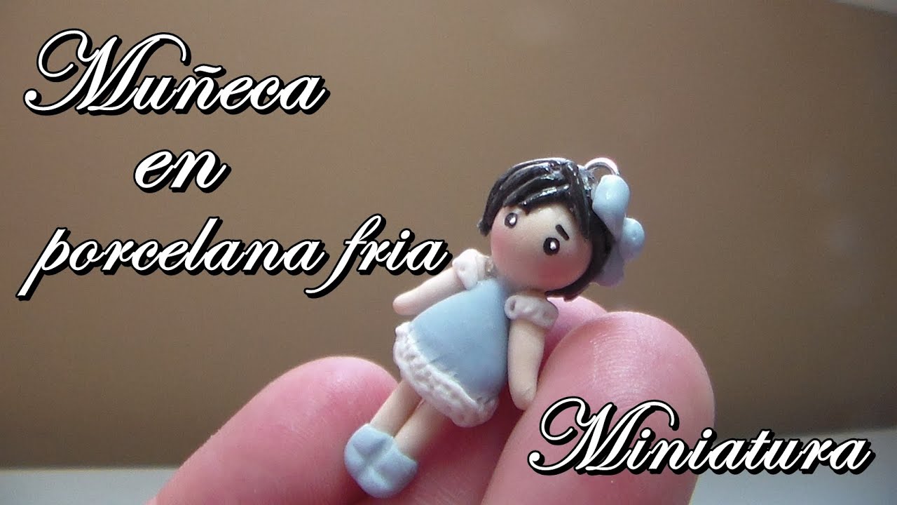 Como hacer muñeca en porcelana fria