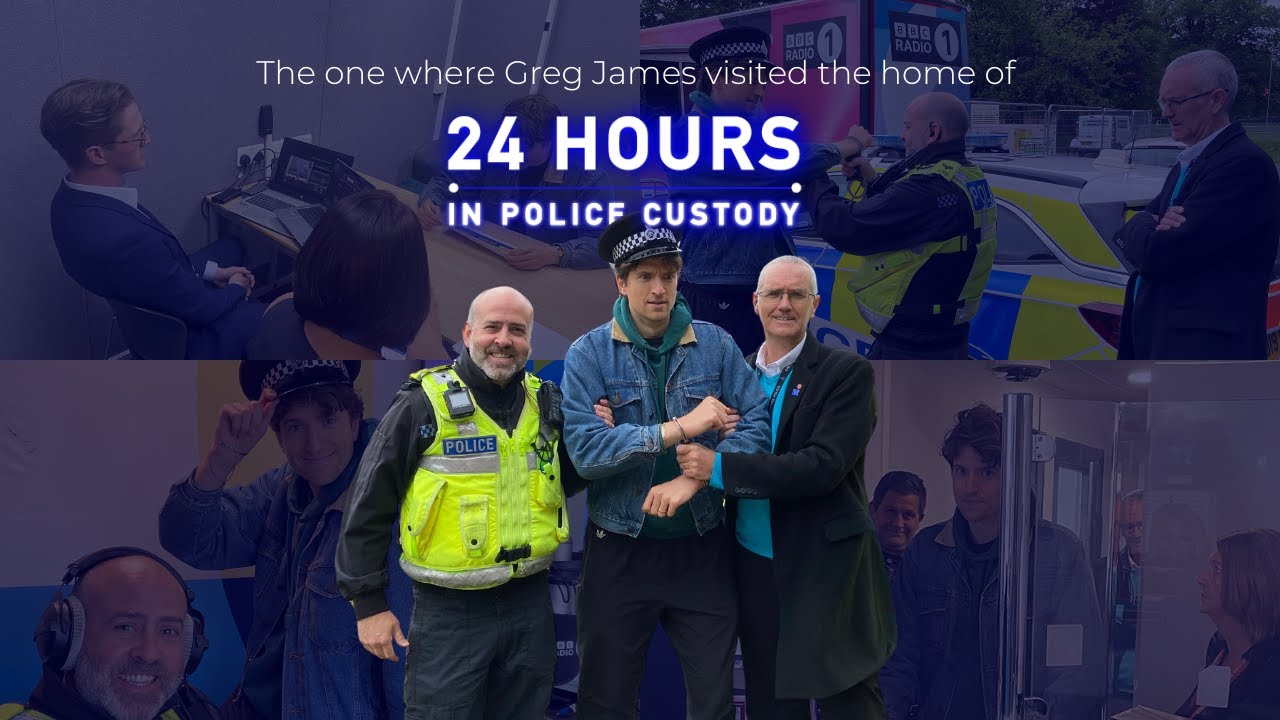 BBC Radio 1 DJ Greg James gets 24 Hours in Police Custody experience
