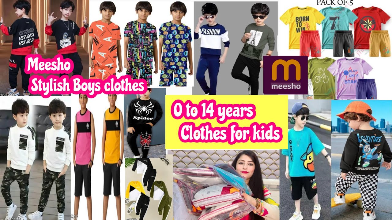 Meesho stylish dresses haul for boys  | combo set for kids| Summer wear dresses #meesho #kidswear